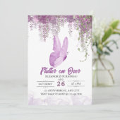 Boven de vlinderdag wordt er gefluister kaart (Staand voorkant)