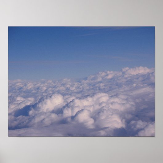 boven de wolken poster (Voorkant)