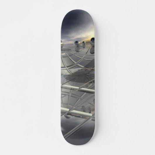 Boven en spiegels skateboard (Voorkant)