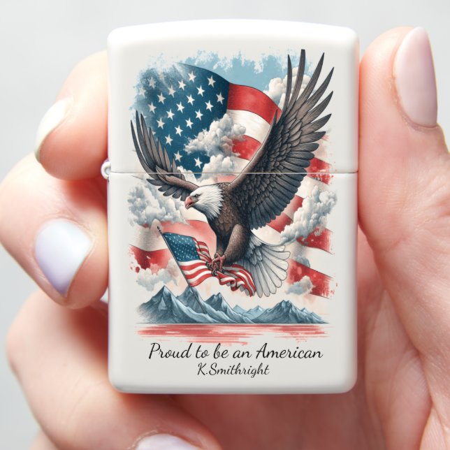 Boven het Amerikaanse land (In Hand)