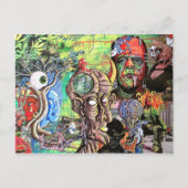 "BOVEN HET OOG VAN HET MIND" BRIEFKAART (Voorkant)