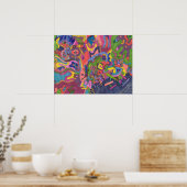 "Boven het Storm" 24x18 Poster (Keuken)