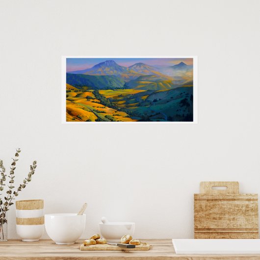 Boven het Tweede Koophuis Poster (Keuken)