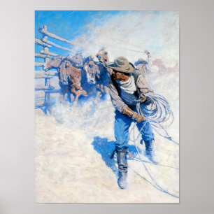 Boven het Zee van de ronde Poster