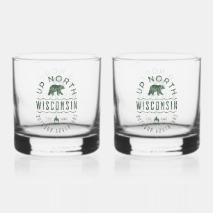 Boven in Wisconsin Whisky Glas