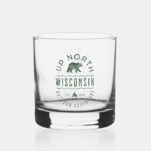Boven in Wisconsin Whisky Glas