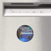 Boven op de Wereld /Round Magnet Magneet (Insitu (Vaatwasser))