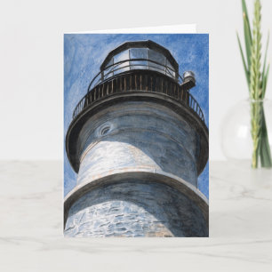 Boven Portland Head Light Bedankkaart