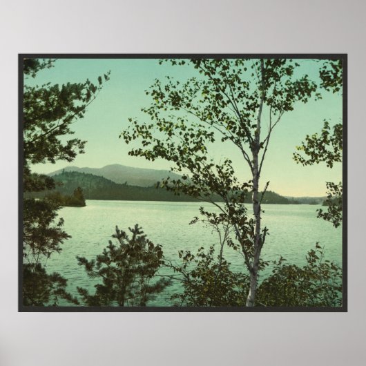 Boven-St. Regis-meer in de Adirondacks Poster (Voorkant)