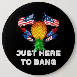 Bovenaan de ananaswinger hier om 4t te bang ronde button 6,0 cm