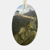 Bovenaan de Grote Muur Keramisch Ornament (Links)