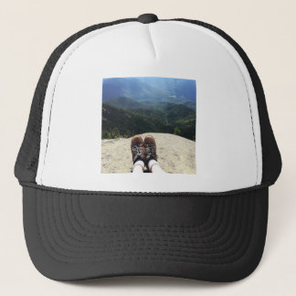 Bovenaan de wereld trucker pet