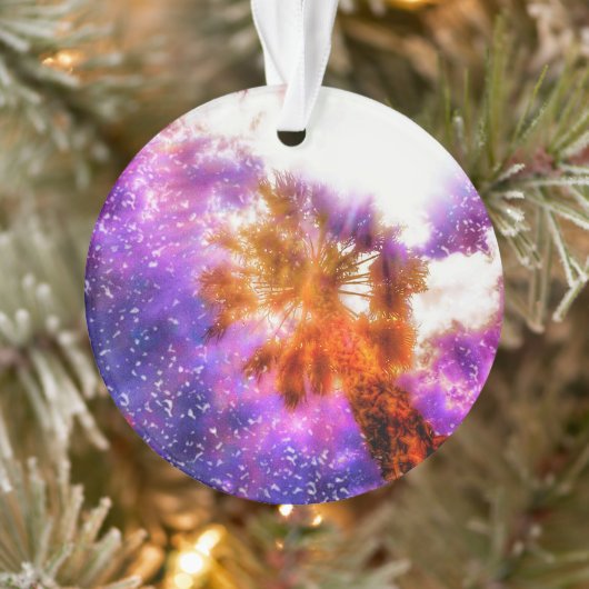 Bovenaan schijnen ornament (Boom)