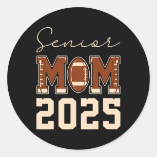 Bovenbouwmoeder 2025 Voetbalmoeder Cl Van 2025 Afs Ronde Sticker