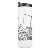 Bovengrondse kraanexploitant thermosbeker (Geroteerd rechts)