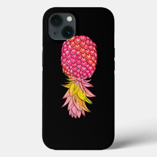 Bovenkant ananas — zomerfruitboom iPhone 13 hoesje