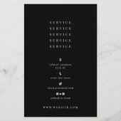 Bovenkant auto flyer (Achterkant)