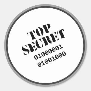 Bovenkant - de geheime Honing van de stickers© Ronde Sticker