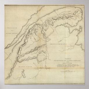 Bovenkant en Neder-Canada Poster