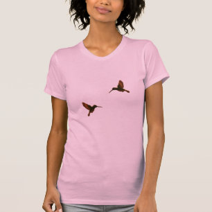 Bovenkant mensvogels (ook mensvogels achteraan) t-shirt