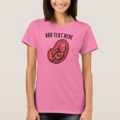 Bovenkant moederschap t-shirt (Voorkant)