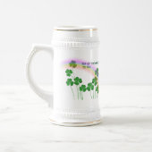 Bovenkant van de Morning St. Patrick's Day Shamroc Bierpul (Links)