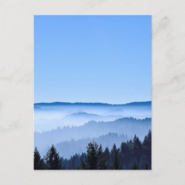 Bovenkant van de wereld briefkaart