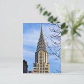 Bovenkant van het Chrysler-gebouw, Bare Trees Briefkaart (Staand voorkant)