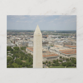 Bovenkant van het Washington Monument Briefkaart