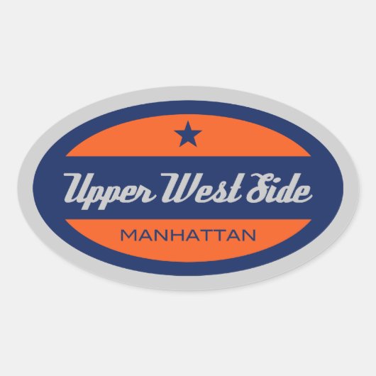 Bovenkant westkant ovale sticker (Voorkant)