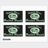 Bovenklasse Trailer Prullenbak stickers (Vel)