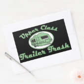 Bovenklasse Trailer Prullenbak stickers (Envelop)