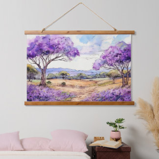 Bovenland Maui Jacaranda Hangend Wandkleed