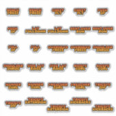 Bovenlichaam Workout Planner Stickers (Voorkant)