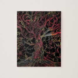 bovenliggende voorouderlijke boom legpuzzel