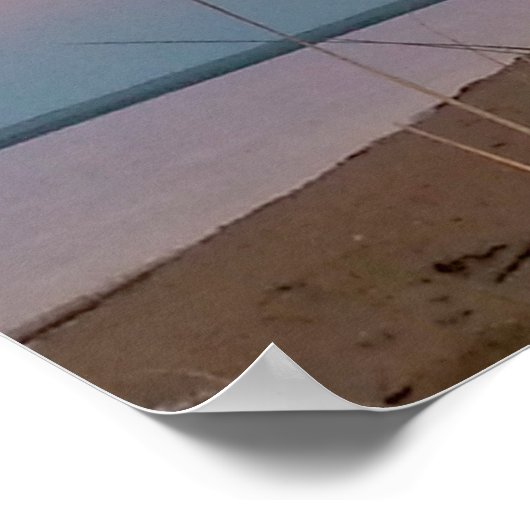 Bovenmeer bij Sunset Poster (Hoek)