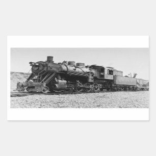 Bovenmeer & Ishpeming Railroad Engine #20 Rechthoekige Sticker