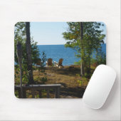 Bovenmeer Uitzicht Mousepad Muismat (Met muis)