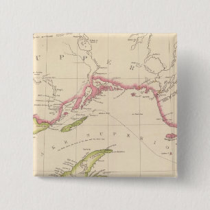 Bovenmeer Vierkante Button 5,1 Cm