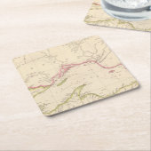 Bovenmeer Vierkante Kartonnen Onderzetter (Schuin)