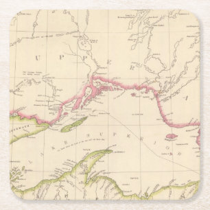 Bovenmeer Vierkante Kartonnen Onderzetter