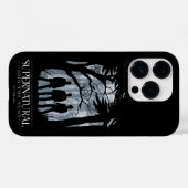 Bovennatuurlijk bos silhouet grafisch Case-Mate iPhone case (Achterkant (horizontaal))