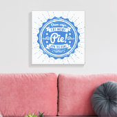 Bovennatuurlijk "Dean zegt eet meer taart!" Canvas Afdruk (Insitu (Woonkamer))