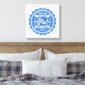 Bovennatuurlijk "Dean zegt eet meer taart!" Canvas Afdruk (Insitu (Slaapkamer))