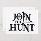 Bovennatuurlijk "Doe mee met de jacht" Briefkaart (Voorkant / Achterkant)