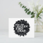 bovennatuurlijk "emo" citaat briefkaart (Staand voorkant)