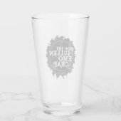 bovennatuurlijk "emo" citaat glas (Achterkant)