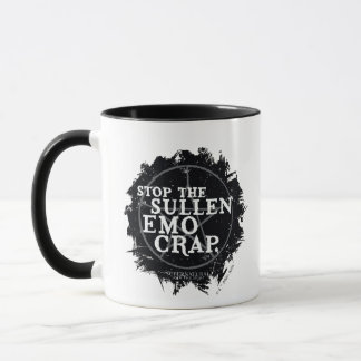 bovennatuurlijk "emo" citaat mok
