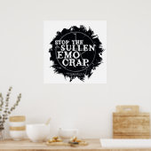 bovennatuurlijk "emo" citaat poster (Keuken)