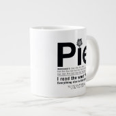 Bovennatuurlijk "Pie"-citaat Extra Grote Beker (Voorkant rechts)
